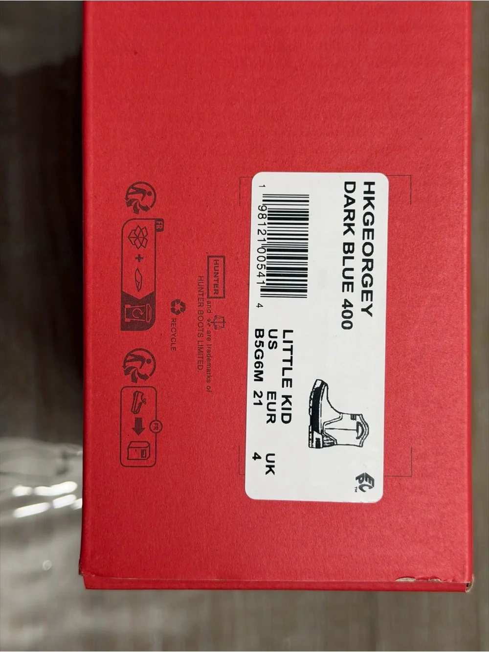 HUNTER Toddler size 5